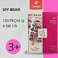Kit Miçangas 150 Peças Castela: Crie Pulseiras e Colares com Estilo! - imagem 2