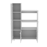 Armário de Cozinha com Cristaleira 3 Portas Branco - Organize sua cozinha com estilo - imagem 2