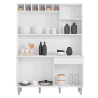 Kit Armário Alice Branco Brilho: Organize sua Cozinha com Estilo - imagem 2