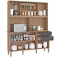 Armário de Cozinha com 5 Portas e 2 Gavetas: Organize Sua Cozinha com Estilo - imagem 2
