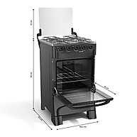 Fogão Mueller 4 Bocas Inox: Cozinhe com Estilo! - imagem 2