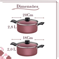 Panela Tramontina Turim Rosa: Cozinhe com Estilo! - imagem 2