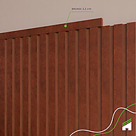 Perfil de Acabamento Urban Bronze: Acabe sua decoração com estilo - imagem 2