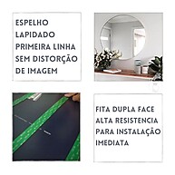 Espelho Redondo 60cm: Decore com Estilo! - imagem 2