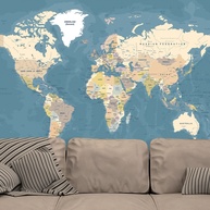 Mapa Mundi Adesivo: Decore com Estilo! - imagem 2