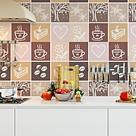 Adesivo Parede Azulejo Café Bege – Decore com Estilo - imagem 2