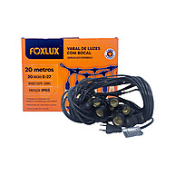 Varal de Luzes 20m Bivolt Foxlux – Decore com Estilo - imagem 2