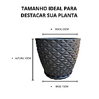 Vaso Diamante PP: Decore com Estilo! - imagem 2
