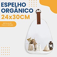 Espelho Orgânico Triângulo: Decore com Estilo! - imagem 2