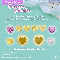 Kit Ejetor Max Coração Babado Bluestar – Decore Doces com Estilo! - imagem 2