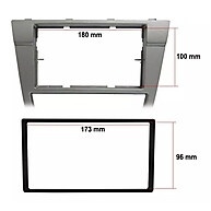 Moldura Painel 2 Din Gol G5 Prata 2009 a 2012 – Instale seu DVD com Estilo! - imagem 2