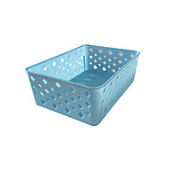Kit 4 Cestos Empilháveis Multiuso 19x14x6: Organize Seu Espaço com Estilo - imagem 1