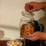 Porta Mantimento em Vidro com Tampa Arena 750ml - LYOR | Frescor e Estilo para sua Cozinha - imagem 3