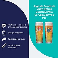 Copos Zurich 320ml: Happy Hour com Estilo! - imagem 2