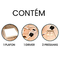 Plafon LED 24W: Ilumine com Estilo! - imagem 2