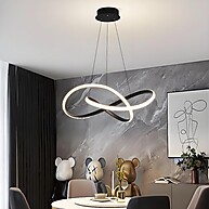 Lustre LED 3 Cores: Ilumine com Estilo! - imagem 1