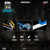 Fita LED Dual Color Drl: Ilumine com Estilo! - imagem 2