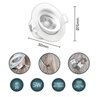 Spot LED Embutir: Ilumine com Estilo! - imagem 2