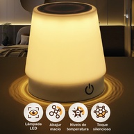 Abajur LED Recarregável: Ilumine com Estilo! - imagem 2