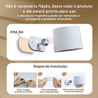 Spot LED Recarregável: Ilumine com Estilo! - imagem 2