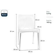 Kit com 2 Cadeiras de Design Boston para Ambientes Exteriores - Estilo Moderno e Conforto Duradouro - imagem 3