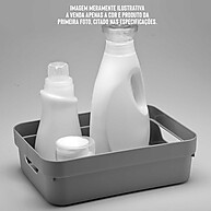 2x Caixa Plástica Organizadora 10,5L Bege – Organização com Estilo - imagem 2