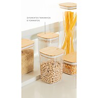 Kit Keep 10 Potes Herméticos Natural – Organização com Estilo - imagem 2