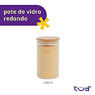 Pote de Vidro 1,1L: Organize com Estilo! - imagem 2