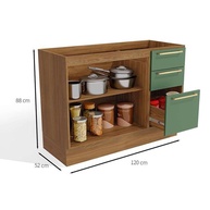 Balcão de Cozinha Botanic 120cm: Organize com Estilo! - imagem 2