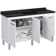 Balcão de Cozinha 143cm: Organize com Estilo! - imagem 2