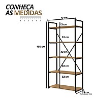 Estante Industrial 150cm: Organize com Estilo! - imagem 2