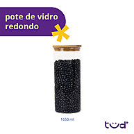 Pote de Vidro 1,6L: Organize com Estilo! - imagem 2