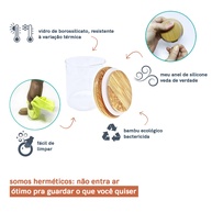 Potes de Vidro 200ml: Organize com Estilo! - imagem 2