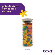 Pote de Vidro 450ml: Organize com Estilo! - imagem 2