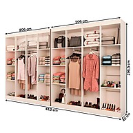 Closet Casal 4m: Organize com Estilo! - imagem 2