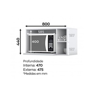 Nicho de Cozinha Americana 80x44cm: Organize com Estilo! - imagem 2