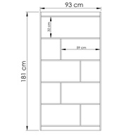 Estante Livros 93cm: Organize com Estilo! - imagem 2