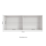 Armário Aéreo 4 Portas Adapt: Organize com Estilo! - imagem 2