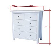 Cômoda 5 Gavetas Alba: Organize com Estilo! - imagem 2