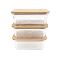 Potes de Vidro 1,5L com Bambu: Organize com Estilo! - imagem 2