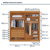 Guarda Roupa Casal Bergamo: Organize com Estilo! - imagem 2
