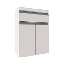 Gabinete de Banheiro 50cm Branco: Organize com Estilo! - imagem 2