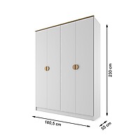 Guarda-Roupa Solteiro Asti Branco: Organize com Estilo! - imagem 2