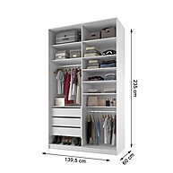Closet Solteiro Branco: Organize com Estilo! - imagem 2