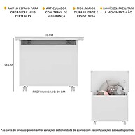 Baú Organizador Brinquedos: Organize com Estilo! - imagem 2