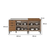 Balcões Miami Point Carraro: Organize com Estilo! - imagem 2