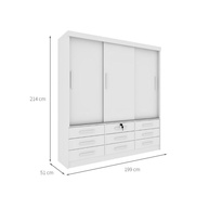Guarda-Roupa Casal Chicago: Organize com Estilo! - imagem 2