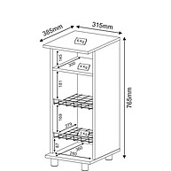 Fruteira Multiuso Multimóveis CR20001: Organize com Estilo! - imagem 2