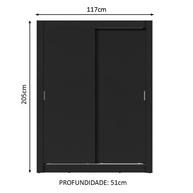 Guarda-Roupa Solteiro Madesa Dallas: Organize com Estilo! - imagem 2