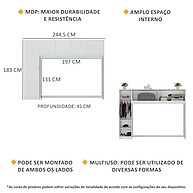 Guarda Roupa 5 Portas Dublin: Organize com Estilo! - imagem 2